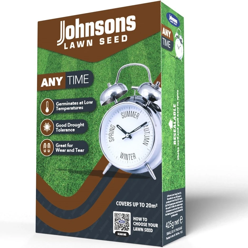 Johnsons Any Time Lawn Seed 1 Johnsons Any Time Lawn Seed