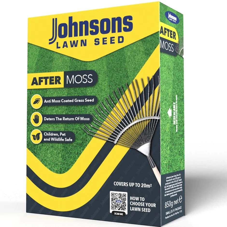 Johnsons After Moss Lawn Seed 1 Johnsons After Moss Lawn Seed
