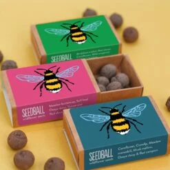 Seedballs Bee Matchboxes 12 Seedballs Bee Matchboxes -RootJoy Sales Shop pl2000048431 card5 lg